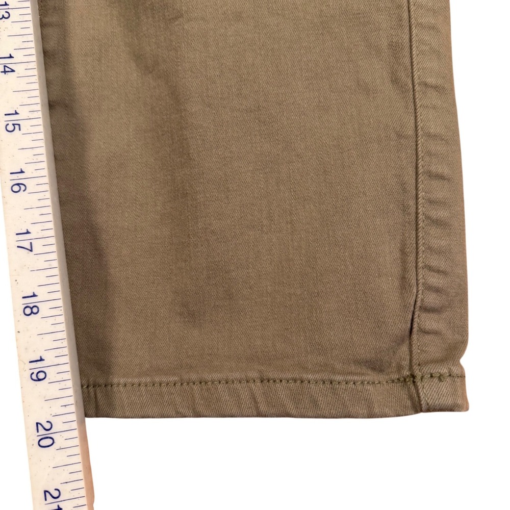 Torrid Crop Bombshell Skinny Pants Size 18 Olive Green Super Soft Stretch Twill - Picture 6 of 10